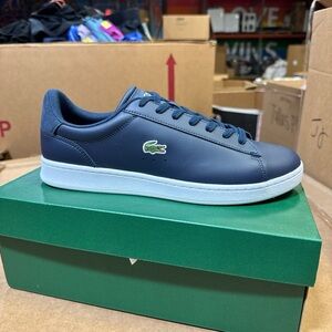 Lacoste Dark Blue Sneakers with White Sole
